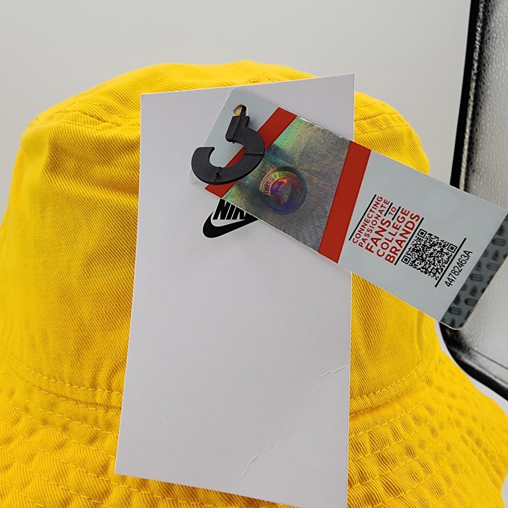 Michigan Wolverines Nike Legacy Apex Bucket Hat Mens Sz Medium College Gold NEW - Picture 6 of 11